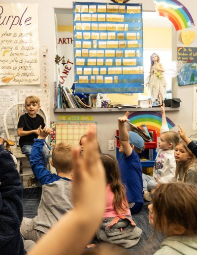Coeur d'Alene kindergarten class