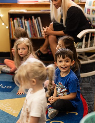 happy preschool child