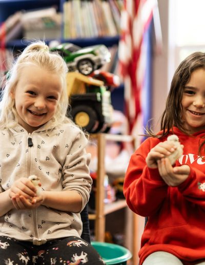 kids excited to be at school